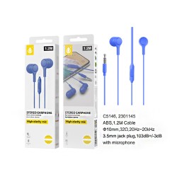ONEPLUS EARPHONES C5146 AZ WITH MICROPHONE 1.2M BLUE ONEPLUS EARPHONES C5146 AZ WITH MICROPHONE 1.2M BLUE